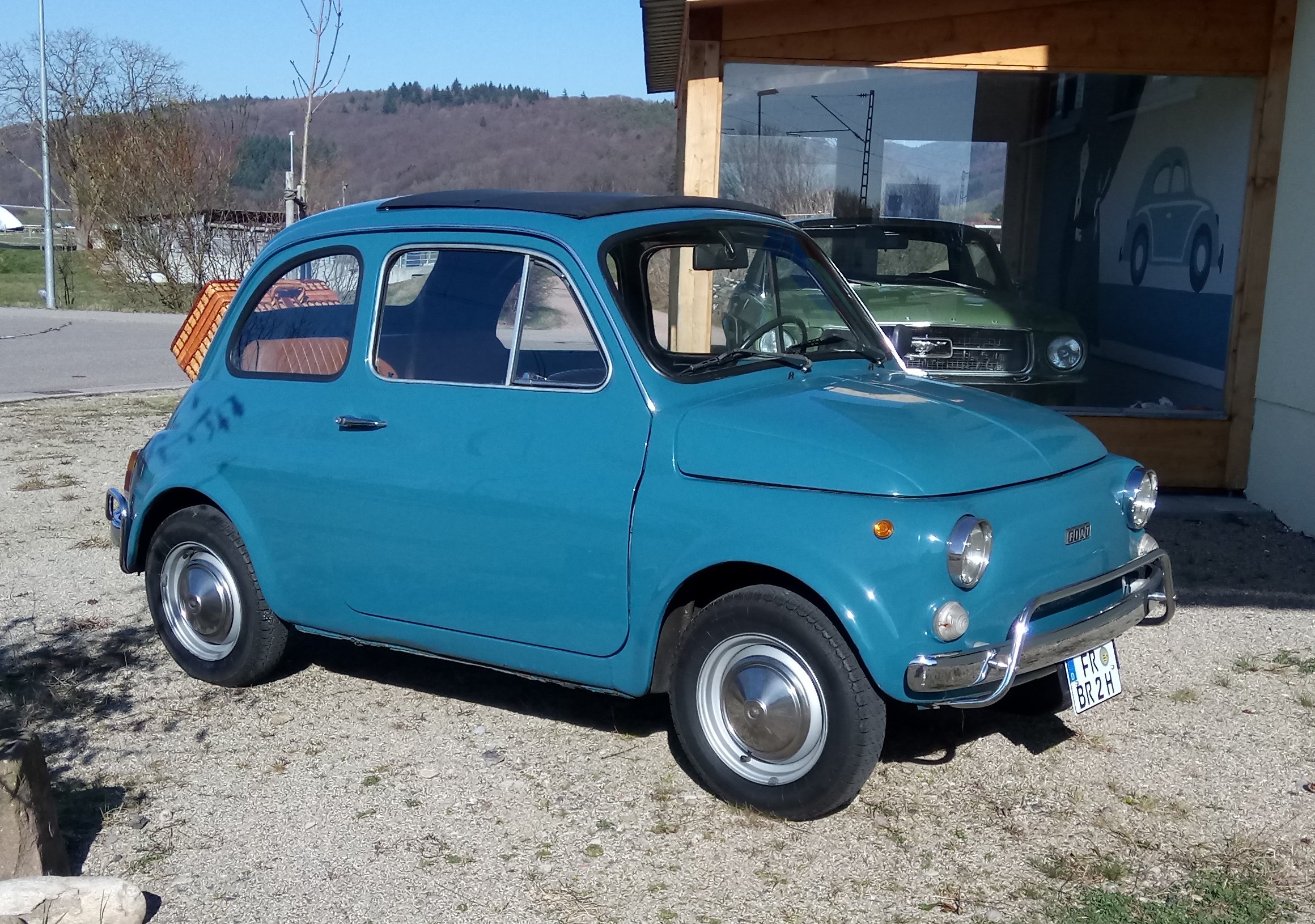 Fiat 500 Cinquecento mit Faltdach